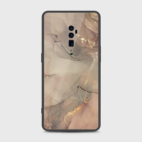 Oppo Reno 10x Zoom Cover- Mystic Marble Series - HQ Premium Shine Durable Shatterproof Case - Soft Silicon Borders