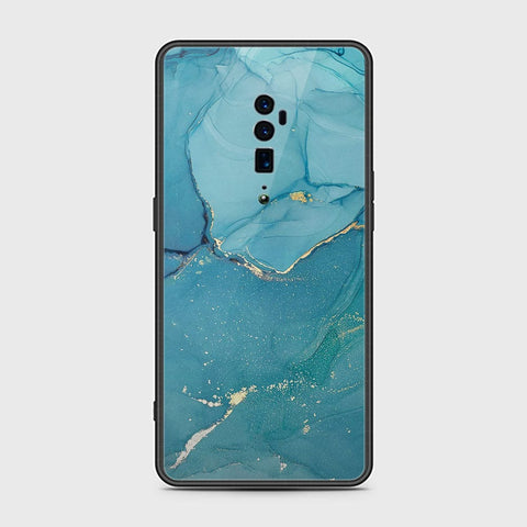 Oppo Reno 10x Zoom Cover- Mystic Marble Series - HQ Premium Shine Durable Shatterproof Case - Soft Silicon Borders