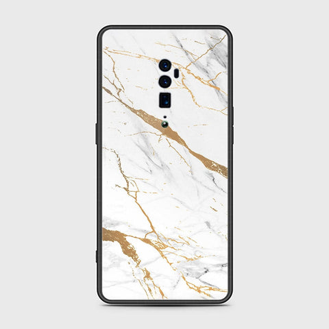 Oppo Reno 10x Zoom Cover- Mystic Marble Series - HQ Premium Shine Durable Shatterproof Case - Soft Silicon Borders