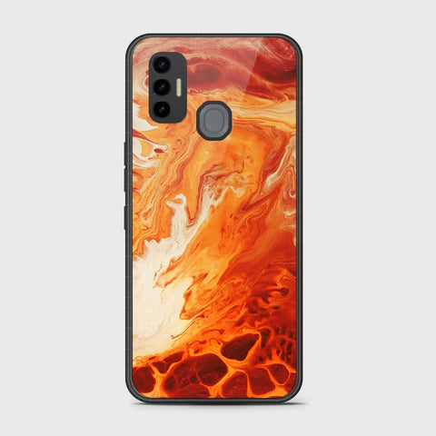 Tecno Spark 7 Cover- Mystic Marble Series - HQ Premium Shine Durable Shatterproof Case