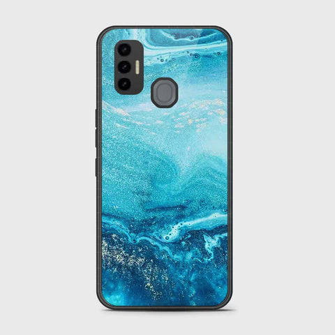 Tecno Spark 7 Cover- Mystic Marble Series - HQ Premium Shine Durable Shatterproof Case