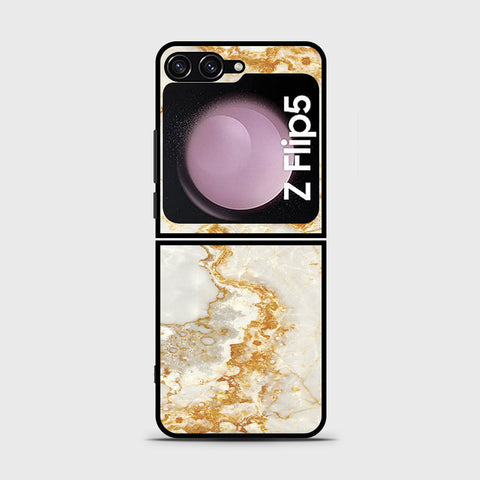 Samsung Galaxy Z Flip 5 5G  Cover- Mystic Marble Series - HQ Premium Shine Durable Shatterproof Case