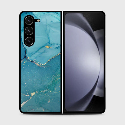 Samsung Galaxy Z Fold 5 5G  Cover- Mystic Marble Series - HQ Premium Shine Durable Shatterproof Case