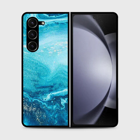 Samsung Galaxy Z Fold 5 5G  Cover- Mystic Marble Series - HQ Premium Shine Durable Shatterproof Case