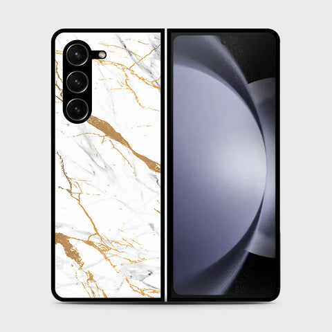 Samsung Galaxy Z Fold 5 5G  Cover- Mystic Marble Series - HQ Premium Shine Durable Shatterproof Case