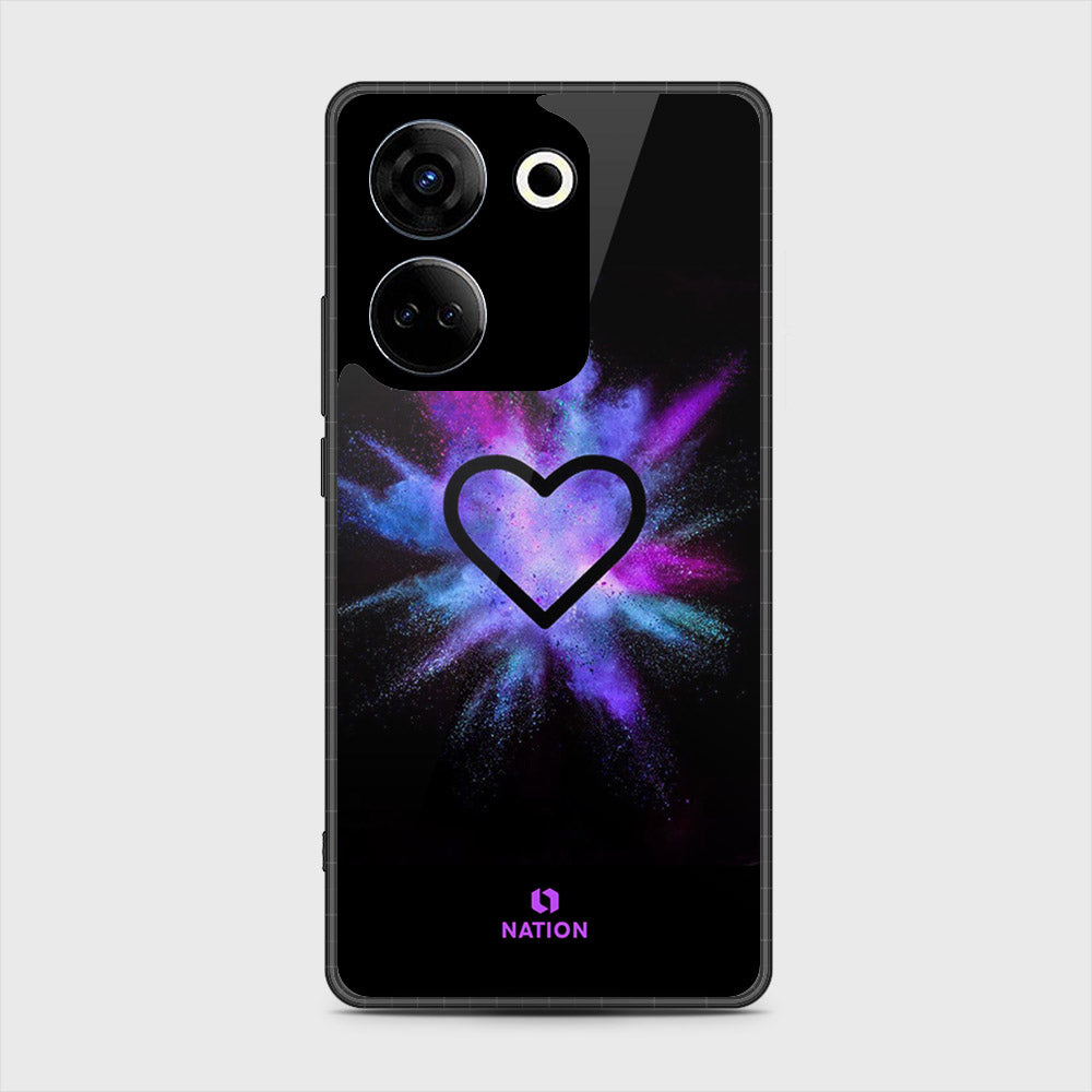 Tecno Camon 20  Cover- Onation Heart Series - HQ Premium Shine Durable Shatterproof Case