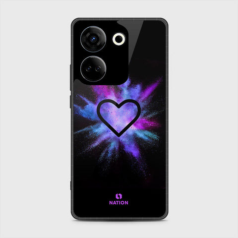 Tecno Camon 20  Cover- Onation Heart Series - HQ Premium Shine Durable Shatterproof Case