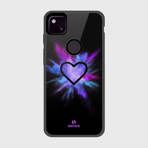 Google Pixel 4a 4G Cover- Onation Heart Series - HQ Premium Shine Durable Shatterproof Case