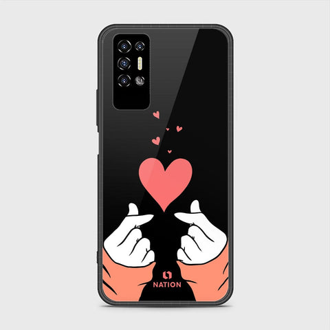 Tecno Pova 2 Cover- Onation Heart Series - HQ Premium Shine Durable Shatterproof Case