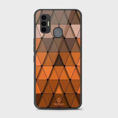 Tecno Spark 7 Cover- Onation Pyramid Series - HQ Premium Shine Durable Shatterproof Case