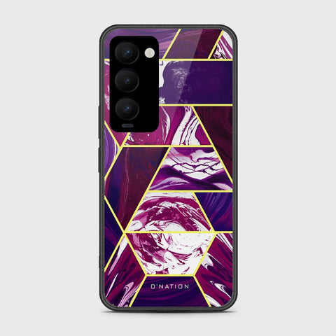 Tecno Camon 18 Premier Cover- O'Nation Shades of Marble Series - HQ Ultra Shine Premium Infinity Glass Soft Silicon Borders Case