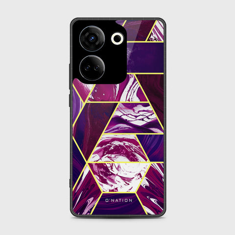 Tecno Camon 20 Pro  Cover- O'Nation Shades of Marble Series - HQ Premium Shine Durable Shatterproof Case