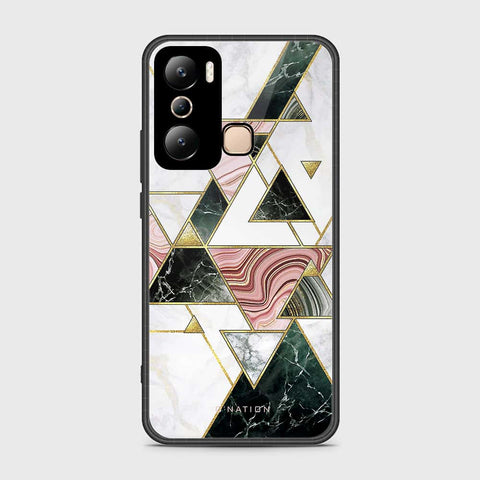 Infinix Hot 20i Cover- O'Nation Shades of Marble Series - HQ Ultra Shine Premium Infinity Glass Soft Silicon Borders Case