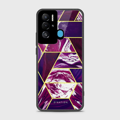 Tecno Pova Neo Cover- O'Nation Shades of Marble Series - HQ Ultra Shine Premium Infinity Glass Soft Silicon Borders Case