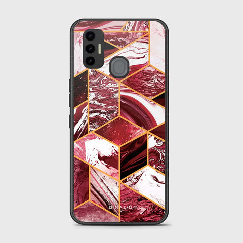 Tecno Spark 7 Cover- O'Nation Shades of Marble Series - HQ Premium Shine Durable Shatterproof Case