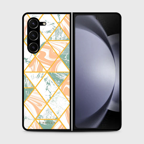 Samsung Galaxy Z Fold 5 5G  Cover- O'Nation Shades of Marble Series - HQ Premium Shine Durable Shatterproof Case