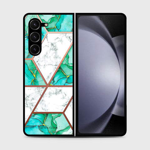 Samsung Galaxy Z Fold 5 5G  Cover- O'Nation Shades of Marble Series - HQ Premium Shine Durable Shatterproof Case