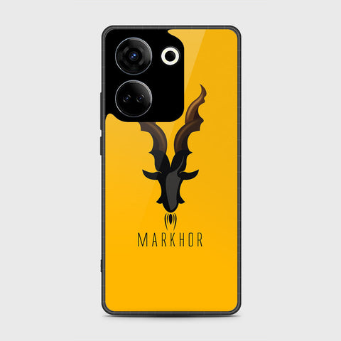 Tecno Camon 20 Pro  Cover- Markhor Series - HQ Premium Shine Durable Shatterproof Case