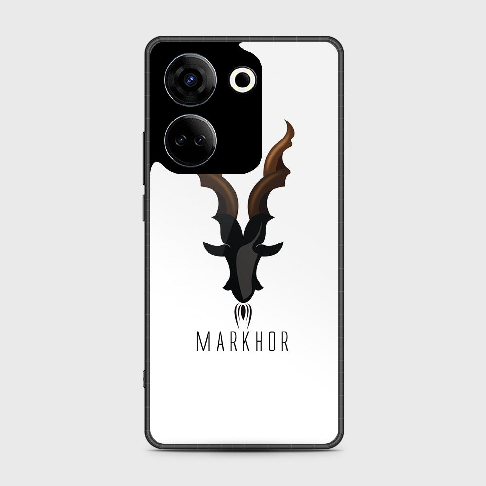 Tecno Camon 20  Cover- Markhor Series - HQ Premium Shine Durable Shatterproof Case (Fast Delivery)