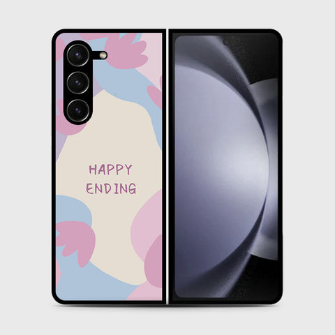 Samsung Galaxy Z Fold 5 5G  Cover- Happy Series - HQ Premium Shine Durable Shatterproof Case