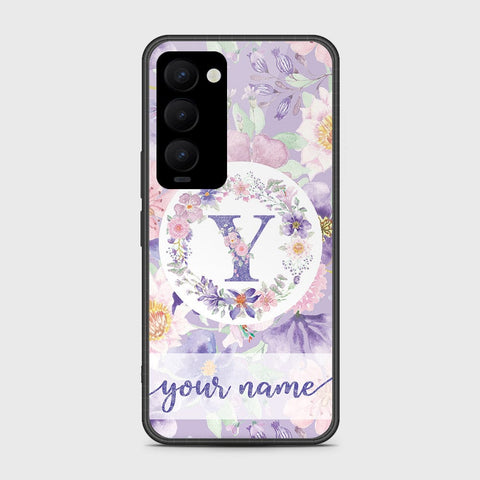 Tecno Camon 18 Premier Cover- Personalized Alphabet Series - HQ Ultra Shine Premium Infinity Glass Soft Silicon Borders Case