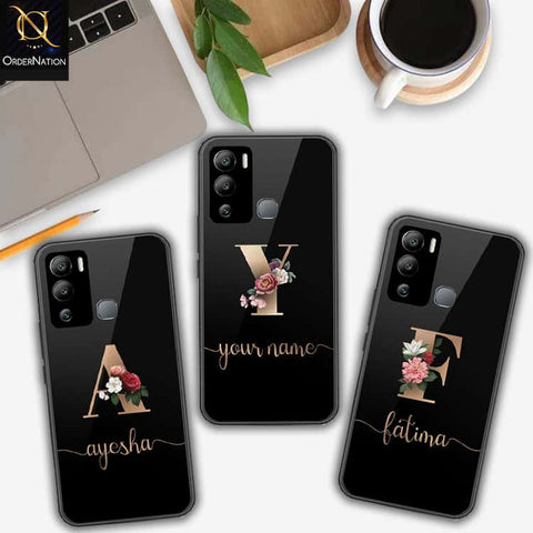 Infinix Hot 12i Cover- Personalized Alphabet Series - HQ Premium Shine Durable Shatterproof Case