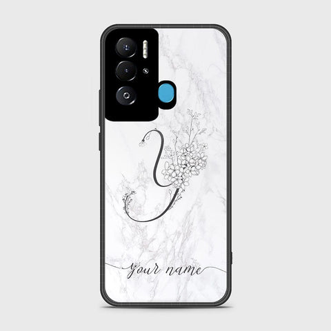 Tecno Pova Neo Cover- Personalized Alphabet Series - HQ Ultra Shine Premium Infinity Glass Soft Silicon Borders Case