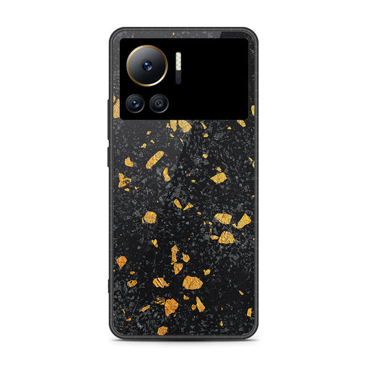 Infinix Note 12 VIP  Cover- Black Marble Series - HQ Premium Shine Durable Shatterproof Case (Fast Delivery)