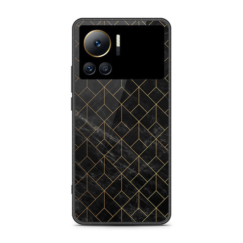 Infinix Note 12 VIP  Cover- Black Marble Series - HQ Premium Shine Durable Shatterproof Case