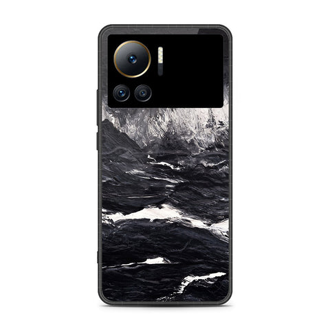 Infinix Note 12 VIP  Cover- Black Marble Series - HQ Premium Shine Durable Shatterproof Case