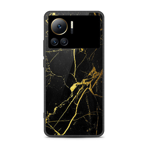 Infinix Note 12 VIP  Cover- Black Marble Series - HQ Premium Shine Durable Shatterproof Case