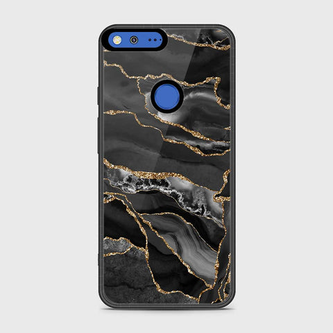 Google Pixel Cover- Black Marble Series - HQ Premium Shine Durable Shatterproof Case