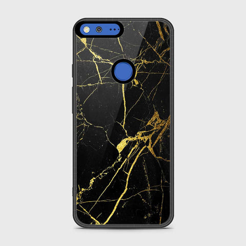 Google Pixel Cover- Black Marble Series - HQ Premium Shine Durable Shatterproof Case