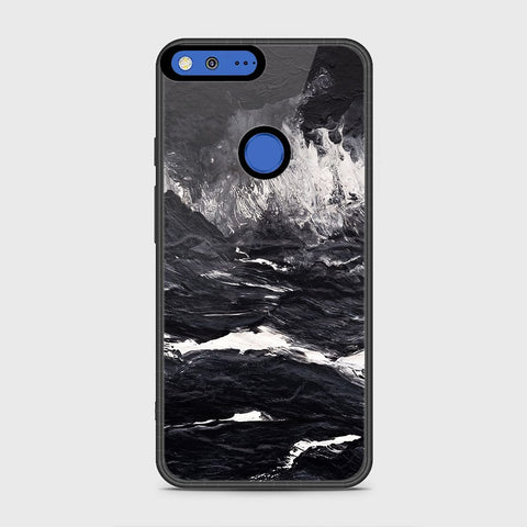 Google Pixel XL Cover- Black Marble Series - HQ Premium Shine Durable Shatterproof Case