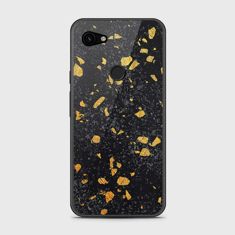 Google Pixel 3a XL Cover- Black Marble Series - HQ Premium Shine Durable Shatterproof Case