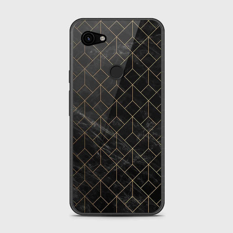 Google Pixel 3a XL Cover- Black Marble Series - HQ Premium Shine Durable Shatterproof Case