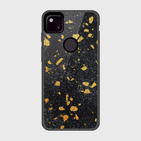 Google Pixel 4a 4G Cover- Black Marble Series - HQ Premium Shine Durable Shatterproof Case