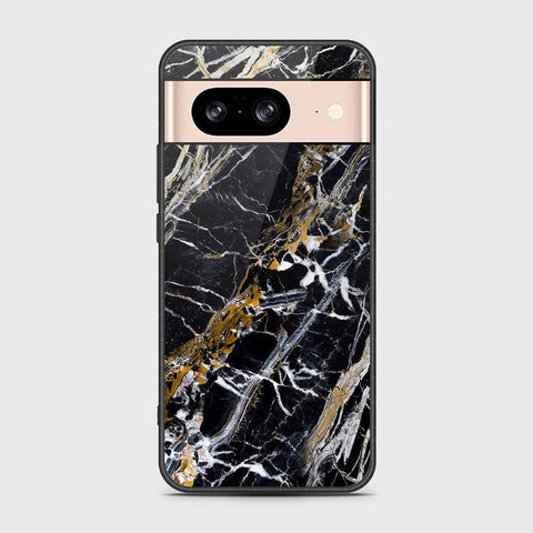 Google Pixel 8  Cover- Black Marble Series - HQ Premium Shine Durable Shatterproof Case