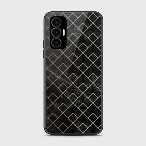 Tecno Pova 3 Cover- Black Marble Series - HQ Premium Shine Durable Shatterproof Case