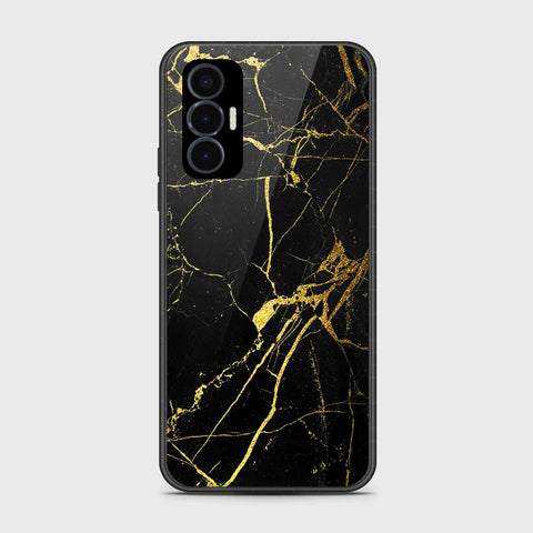 Tecno Pova 3 Cover- Black Marble Series - HQ Premium Shine Durable Shatterproof Case