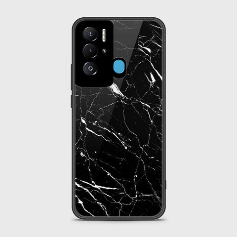 Tecno Pova Neo Cover- Black Marble Series - HQ Ultra Shine Premium Infinity Glass Soft Silicon Borders Case