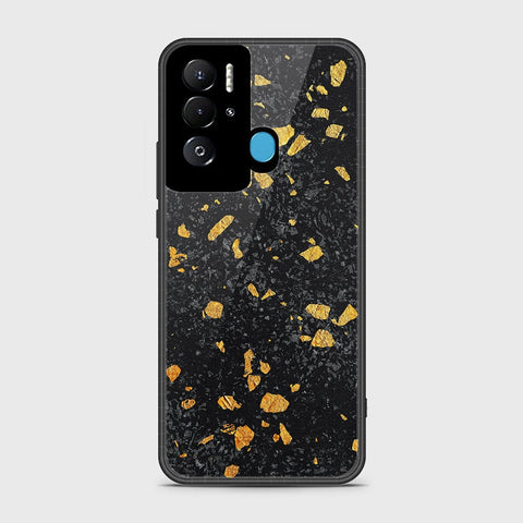 Tecno Pova Neo Cover- Black Marble Series - HQ Premium Shine Durable Shatterproof Case