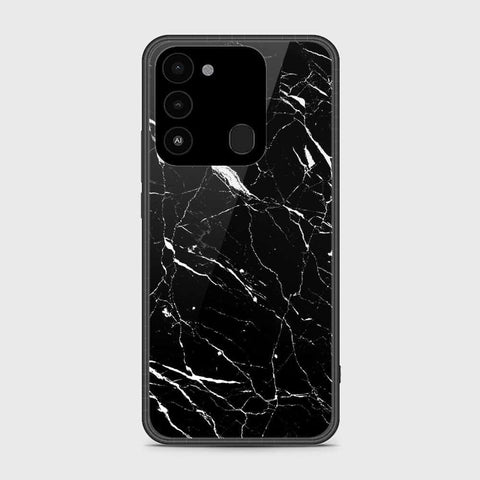 Tecno Spark Go 2022 Cover- Black Marble Series - HQ Premium Shine Durable Shatterproof Case