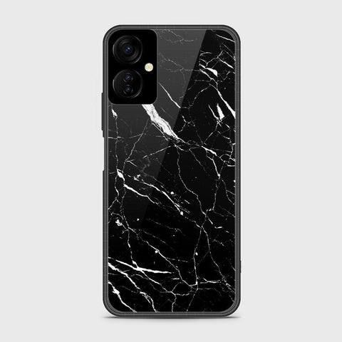 Tecno Spark 9T Cover- Black Marble Series - HQ Premium Shine Durable Shatterproof Case