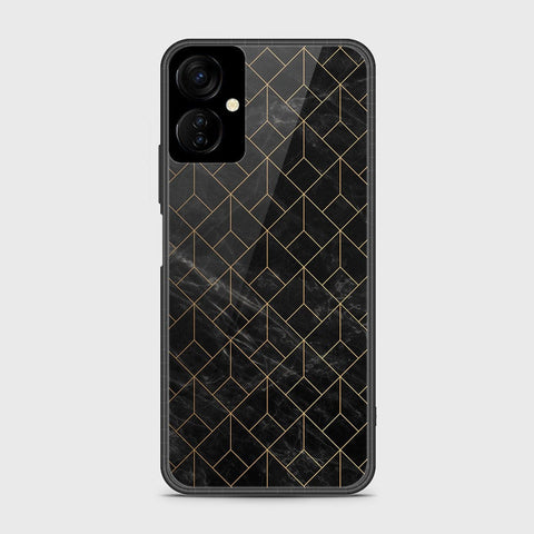 Tecno Spark 9T Cover- Black Marble Series - HQ Premium Shine Durable Shatterproof Case