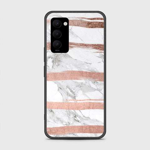 Tecno Camon 18T Cover- White Marble Series - HQ Premium Shine Durable Shatterproof Case - Soft Silicon Borders