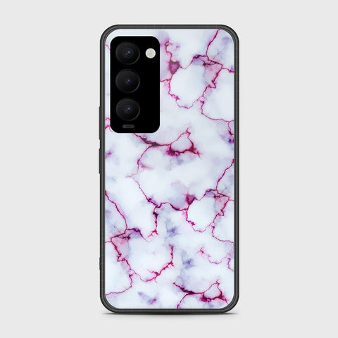 Tecno Camon 18 Premier Cover- White Marble Series - HQ Ultra Shine Premium Infinity Glass Soft Silicon Borders Case