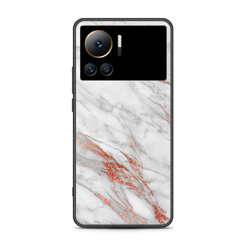 Infinix Note 12 VIP  Cover- White Marble Series - HQ Premium Shine Durable Shatterproof Case