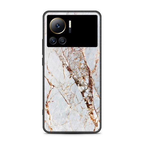 Infinix Note 12 VIP  Cover- White Marble Series - HQ Premium Shine Durable Shatterproof Case