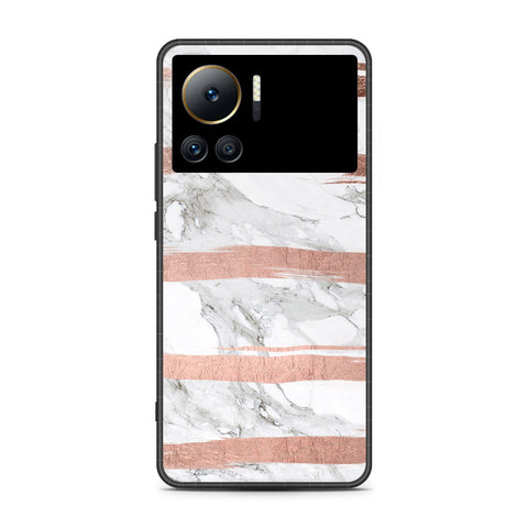 Infinix Note 12 VIP  Cover- White Marble Series - HQ Premium Shine Durable Shatterproof Case